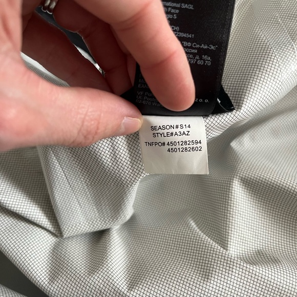 North face women’s large black rain jacket belted trench coat - Picture 5 of 13